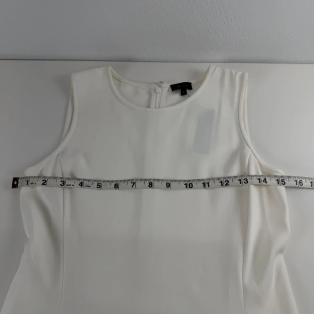 Theory Revolve Day to Night Chic Sleeveless A-Line Date Night White Dress Size 4